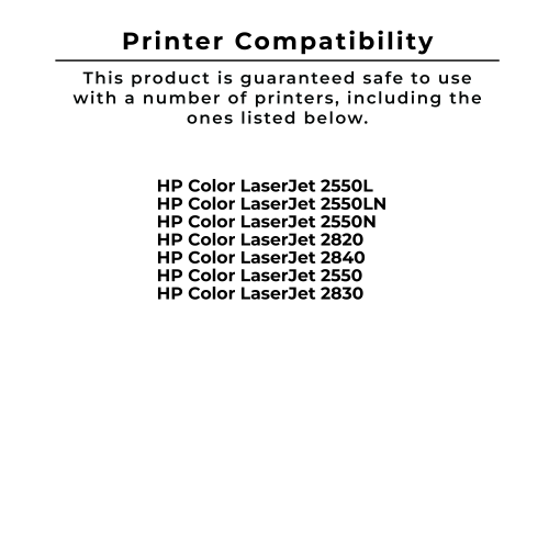 Zoomtoner Compatible HP Q3960A Laser Toner Cartridge Black
