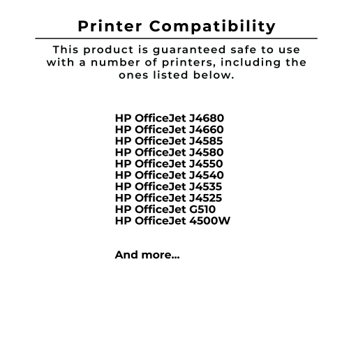 Cartouche d’encre noire/jet d’encre à haut rendement CC654AN/CC656AN de Zoomtoner compatible avec les cartouches d’encre noire/jet d’encre tricolore