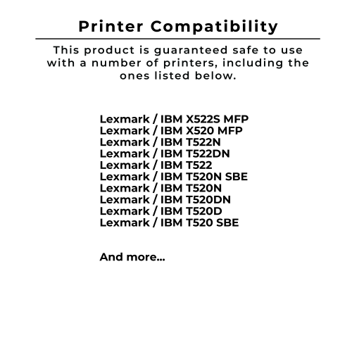 Zoomtoner Compatible MICR LEXMARK / IBM 12A6835 Laser Toner Cartridge