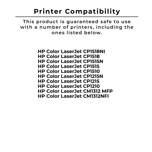 Zoomtoner Compatible HP CB541A Laser Toner Cartridge Cyan