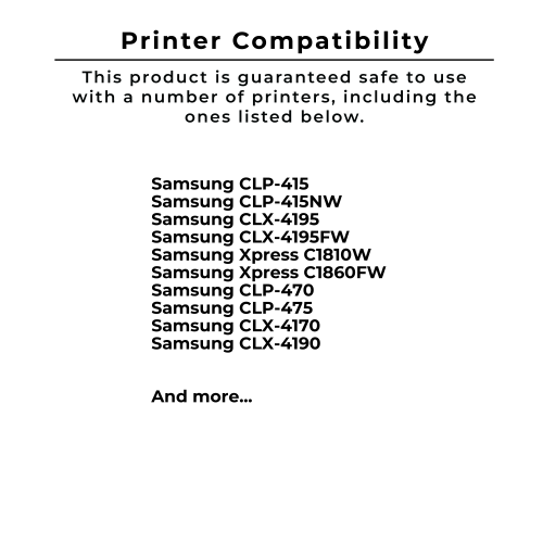 Zoomtoner Compatible SAMSUNG CLT-Y504S Laser Toner Cartridge Yellow