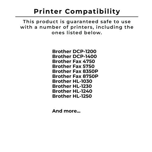 Zoomtoner Compatible BROTHER DR400 & TN460 DRUM UNIT / Laser Toner Cartridge COMBO PACK