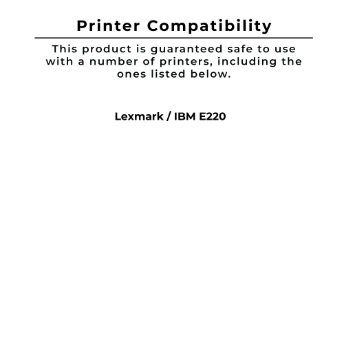 Zoomtoner Compatible MICR LEXMARK / IBM 12S0400 Laser Toner Cartridge