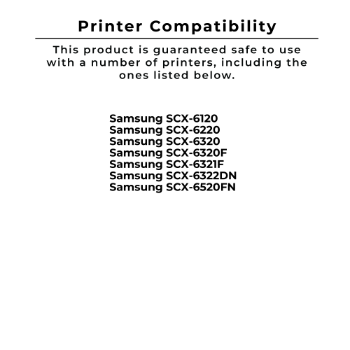 Cartouche de toner laser compatible avec Zoomtoner SAMSUNG SCX-6320D8