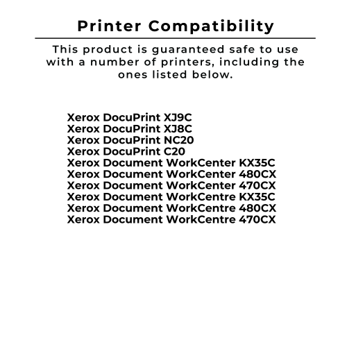 Compatible avec Zoomtoner Xerox 8R7880 Cartouche d’encre/jet d’encre tricolore