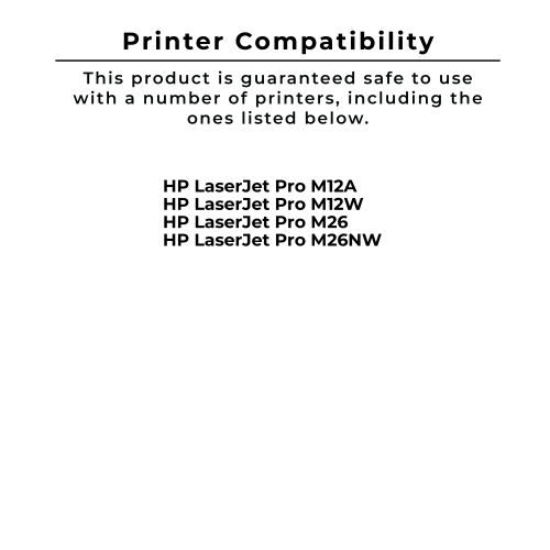 Cartouche d’encre en poudre noire CF279A de HP compatible avec les imprimantes de Zoomtoner