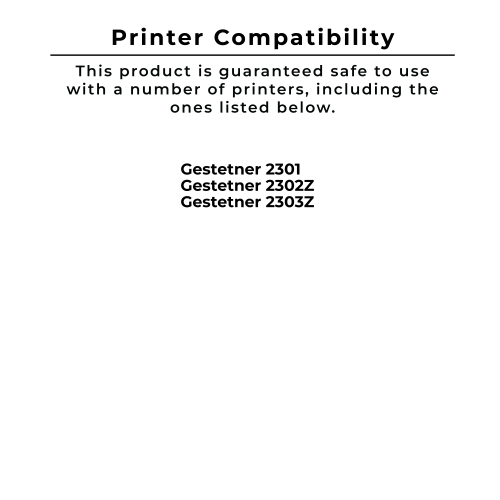 Zoomtoner – Cartouche de toner laser compatible Gesetner 2960447, noir