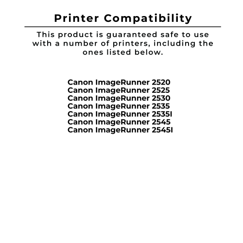 Zoomtoner Compatible CANON 2772B004AA Laser DRUM / IMAGING Unit Black