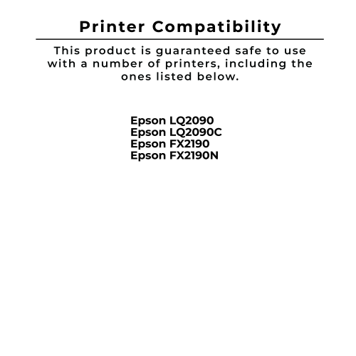 Zoomtoner Compatible EPSON S015335 Ribbons Black