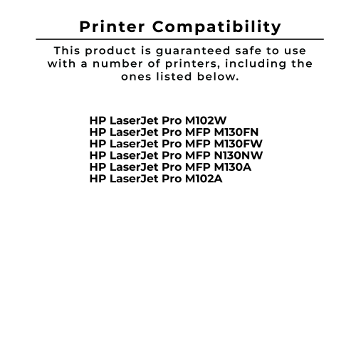 Zoomtoner Compatible HP CF217A Laser Toner Cartridge Black - DOES NOT INCLUDE CHIP