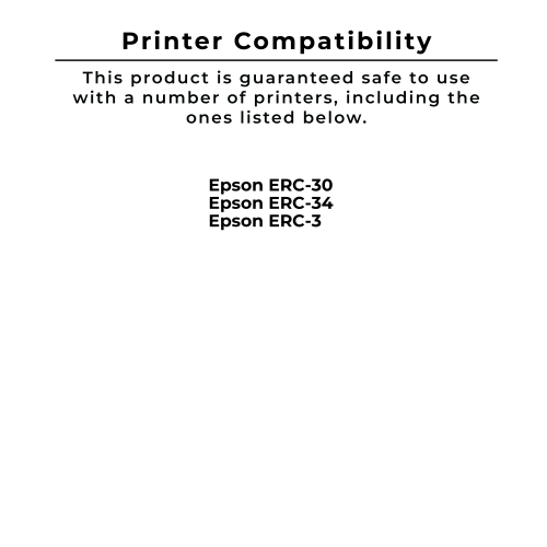 Zoomtoner Compatible EPSON ERC-30PR Ribbons 6-PACK Purple / Red