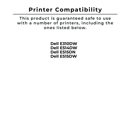 Zoomtoner Compatible DELL 593-BBKD High Yield Laser Toner Cartridge Black