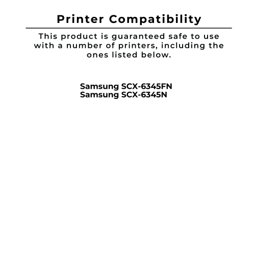 Zoomtoner Compatible SAMSUNG SCX-D6345A Laser Toner Cartridge