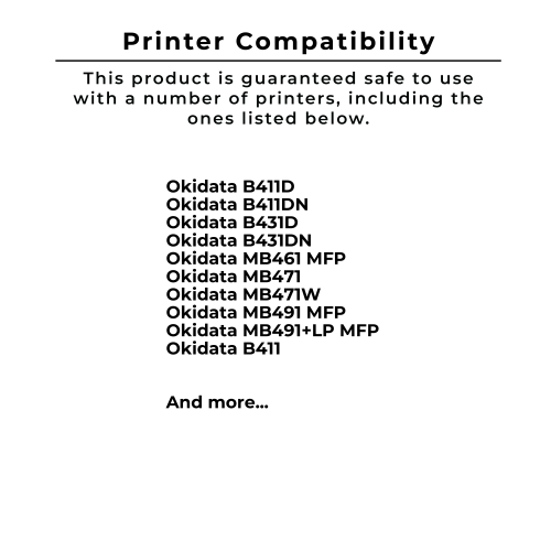 Zoomtoner Compatible OKIDATA 44574701 Laser Toner Cartridge