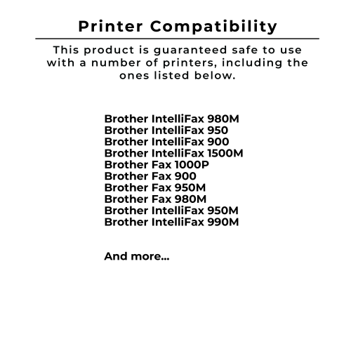 Zoomtoner Compatible BROTHER PC91 Thermal Transfer Ribbon Cartridge