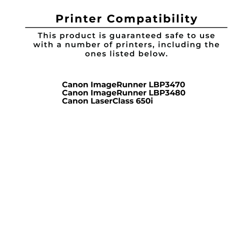 Zoomtoner Compatible CANON 3480B005AA Laser Toner Cartridge Black