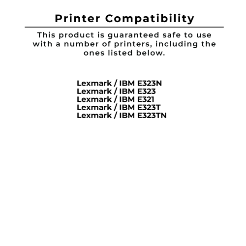 Zoomtoner Compatible MICR LEXMARK / IBM 12A7305 Laser Toner Cartridge