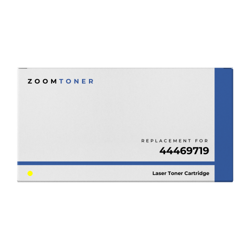 Zoomtoner Compatible OKIDATA 44469719 High Yield Laser Toner Cartridge Yellow