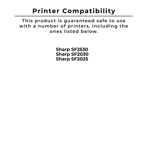 Cartouche de toner laser Sharp SF-230MT1 compatible avec Zoomtoner noir