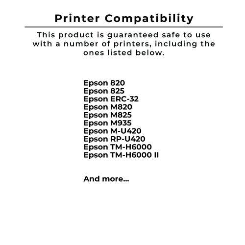 Zoomtoner Compatible EPSON ERC-32 BLACK Ribbon 6 Pack