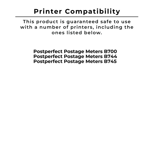 Cartouche d’encre PITNEY BOWES 767-1 compatible avec les imprimantes de Zoomtoner rouge