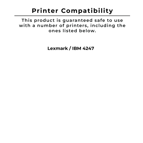 Cartouche ruban IBM 1053685 compatible avec Zoomtoner
