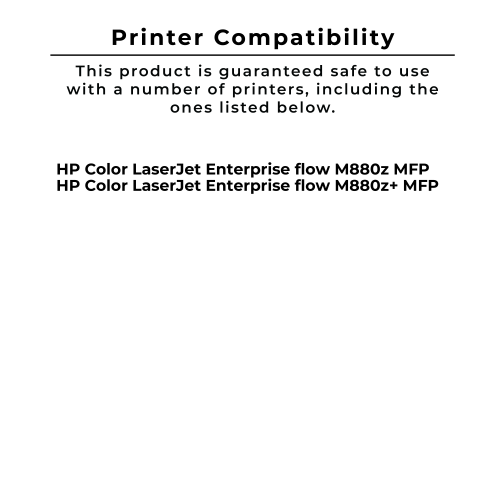 Zoomtoner Compatible HP 827A Laser Toner Cartridge Set Black Yellow Magenta Cyan