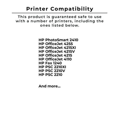 Zoomtoner Compatible HP C8727A / C8728A Ink / Inkjet Cartridge Combo Pack Black Tri-Color