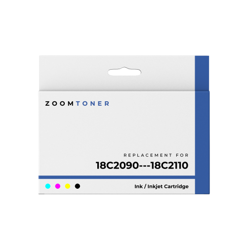 Image 1 of 4.. Zoomtoner Compatible LEXMARK 18C2090 / 18C2110 Ink / Inkjet Cartrdige Combo Pack Black Tri-Color