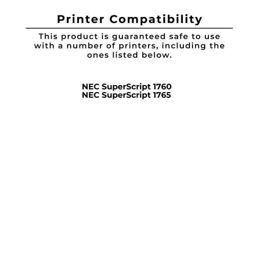 Zoomtoner Compatible NEC 20-110 Laser Toner Cartridge