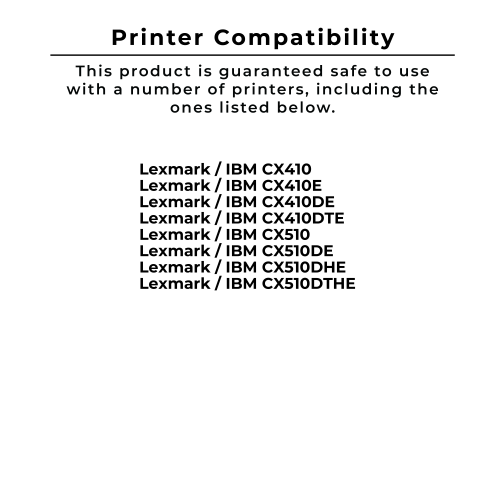 Zoomtoner Compatible Lexmark 80C1HK0 Laser Toner Cartridge Black High Yield