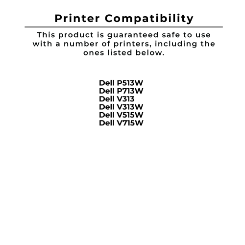 Zoomtoner Compatible DELL 330-5275 Ink / Inkjet Cartridge Black