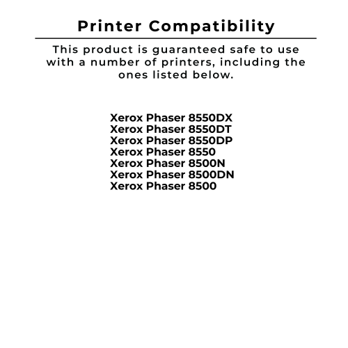 Zoomtoner compatible Xerox 108R00668 encre solide noir