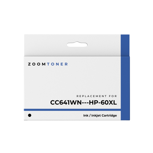 ZOOMTONER  Compatible HP Cc641Wn HP 60Xl Black High Yield Inkjet Cartridge