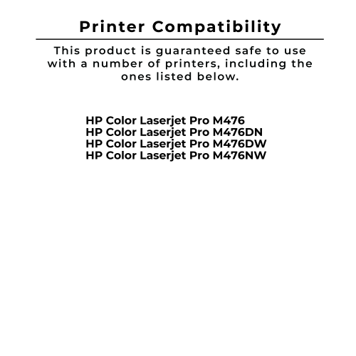Zoomtoner Compatible HP CF383A Laser Toner Cartridge Magenta