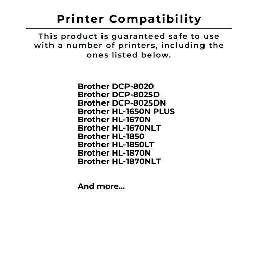 Cartouche de toner LASER BROTHER TN560 compatible avec Zoomtoner