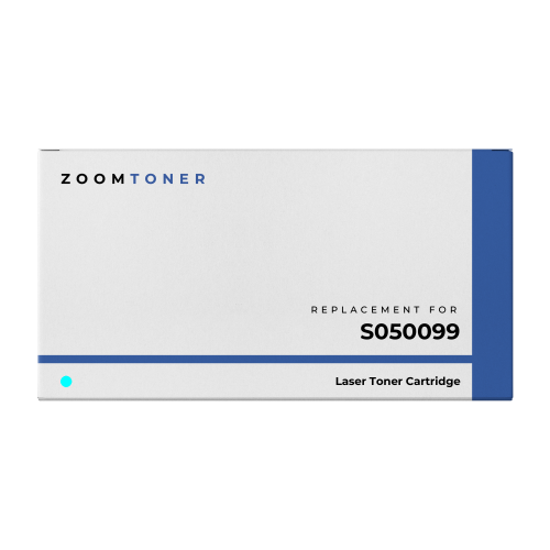 Cartouche de toner laser Epson S050099 compatible avec Zoomtoner, cyan