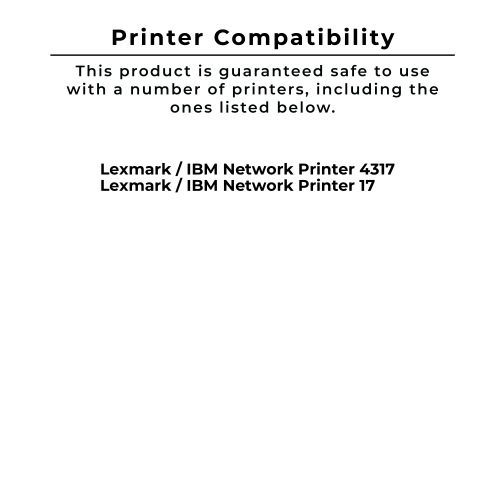 Zoomtoner Compatible MICR LEXMARK / IBM 63H2401 Laser Toner Cartridge
