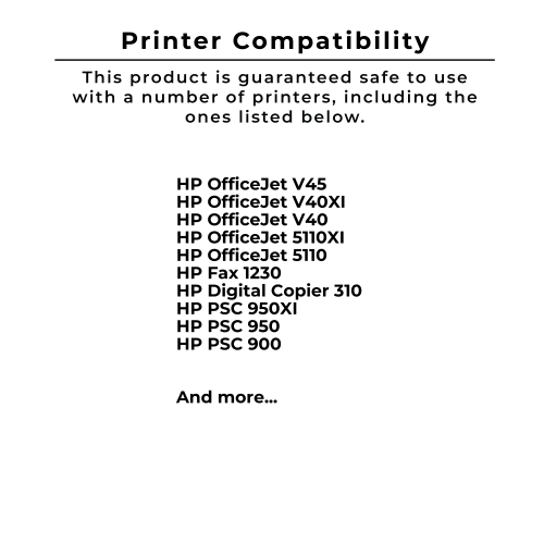 Zoomtoner Compatible HP C6615A Ink / Inkjet Cartridge Black