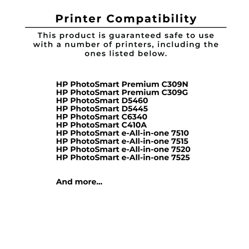 Zoomtoner Compatible HP 564XL Ink / Inkjet Cartridge Set Black Photo Black Cyan Yellow Magenta - 5 Cartridges