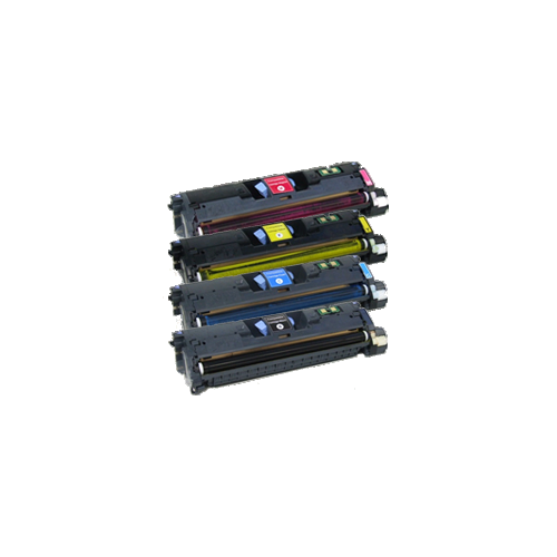 ZOOMTONER  Compatible HP 1500 Laser Toner Cartridge Set Black Cyan Magenta High Yield In Yellow