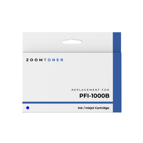 ZOOMTONER  Compatible Canon Pfi-1000B Ink / Inkjet Cartridge In Blue