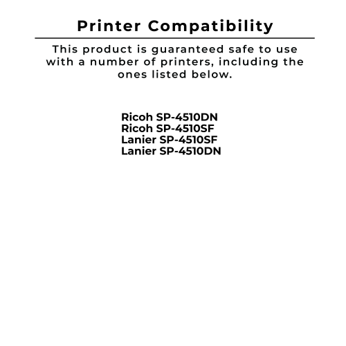 Zoomtoner Compatible RICOH 407316 Extra High Yield Laser Toner Cartridge Black