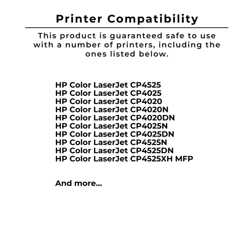 Zoomtoner Compatible HP CE260A Laser Toner Cartridge Black