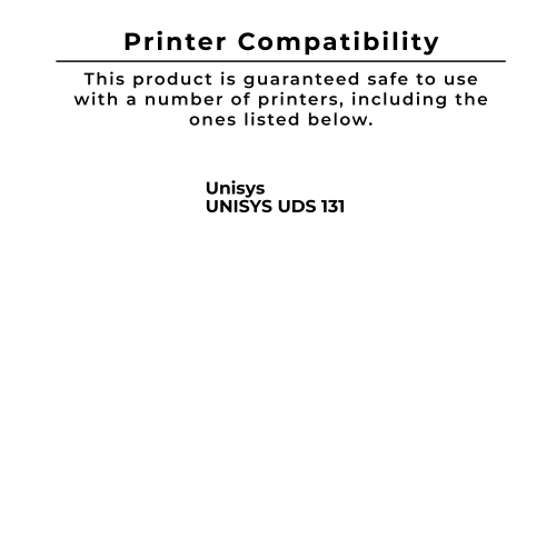 Cartouche de toner laser UNISYS 81-0131-201 compatible avec les imprimantes de Zoomtoner