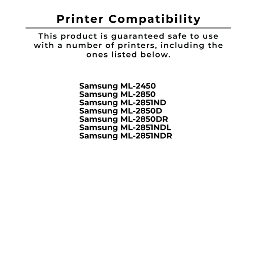 Zoomtoner Compatible SAMSUNG ML-D2850B Laser Toner Cartridge