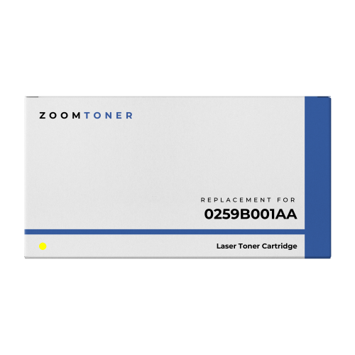 Zoomtoner Compatible CANON 0259B001AA Laser Toner Cartridge Yellow