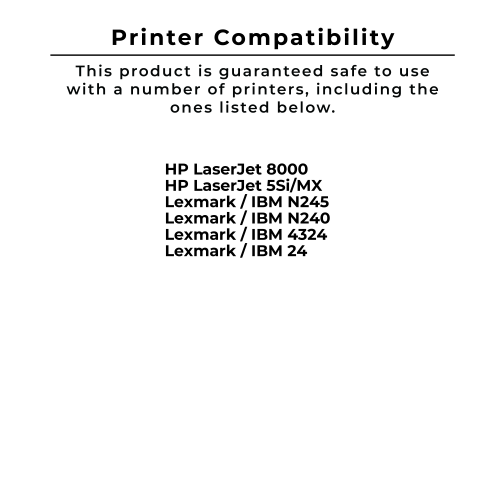 Cartouche de toner laser compatible AVEC Lexmark/IBM 75P5903 de Zoomtoner