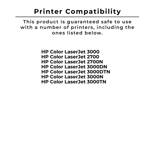 Cartouche de toner laser compatible avec Zoomtoner HP Q7562A, jaune
