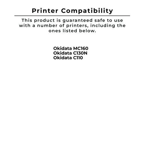 Zoomtoner Compatible OKIDATA C110 Laser Toner Cartridge Set Black Cyan Magenta Yellow